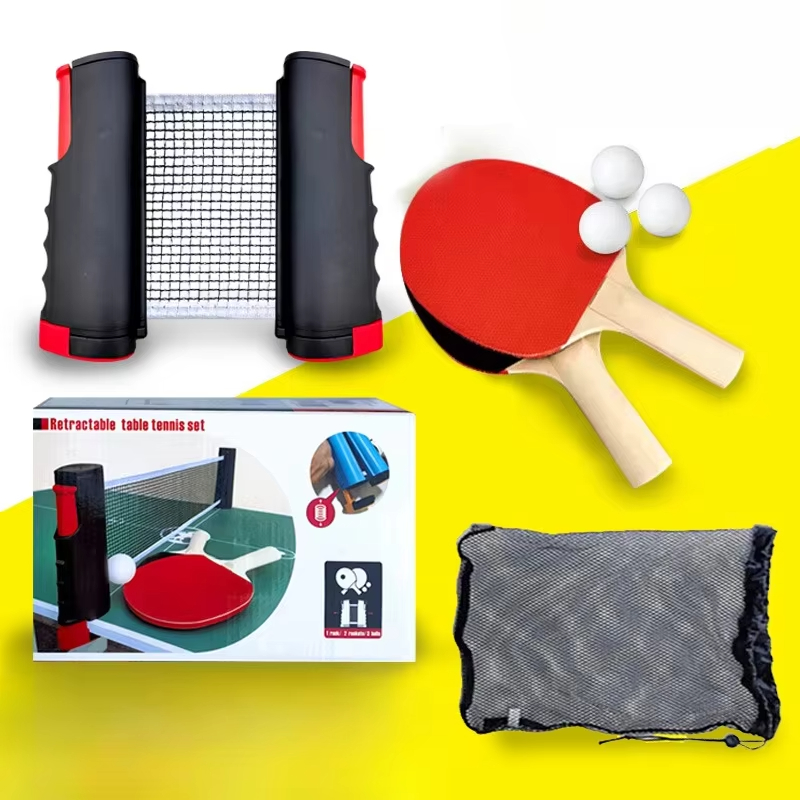 Ping Pong Ball Set - Stretchable Pingpong Mesh Frame or Portable