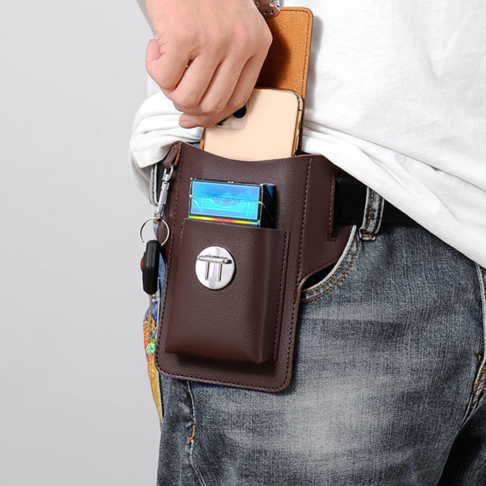 New Men Waist Bag Mobile Phone - Sports Equipment Bag ulasan dan harga