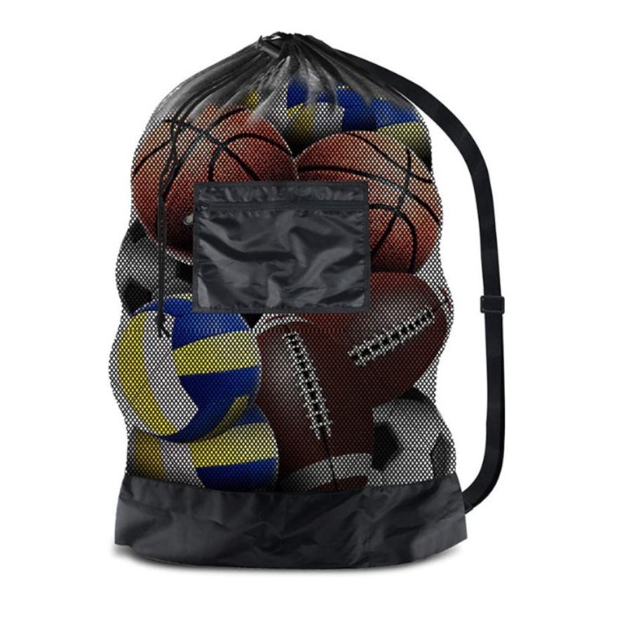 Large mesh sports bag with sho - Sports Equipment For Volleyball ulasan dan harga