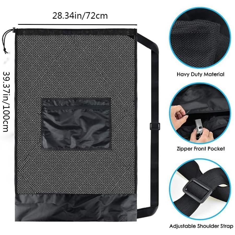 Large mesh sports bag with sho - Sports Equipment For Volleyball ulasan dan harga