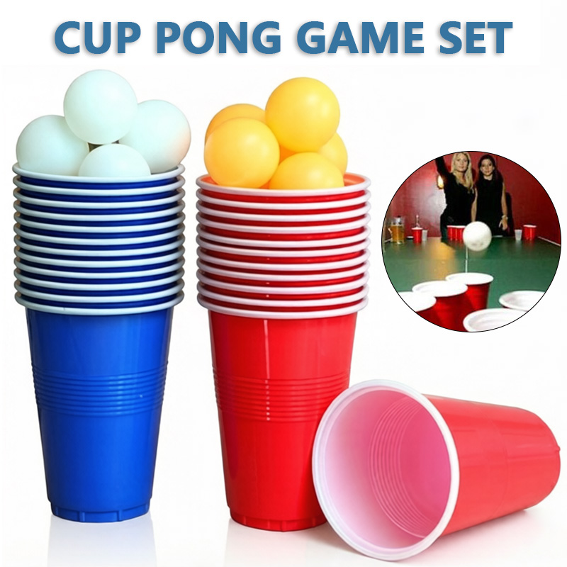 Beer Pong Game Set & Party Cup - Ping Pong Ball Set ulasan dan harga