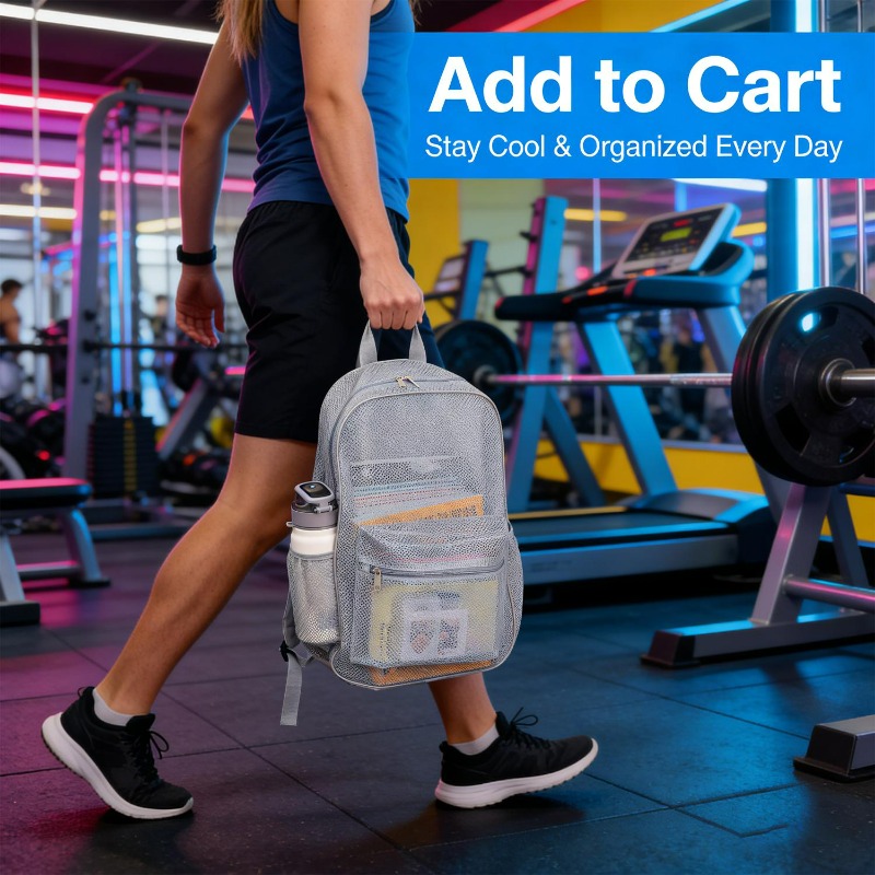 Breathable Mesh Backpack Light - Sports Equipment Bag ulasan dan harga