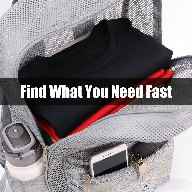 Breathable Mesh Backpack Light - Sports Equipment Bag ulasan dan harga