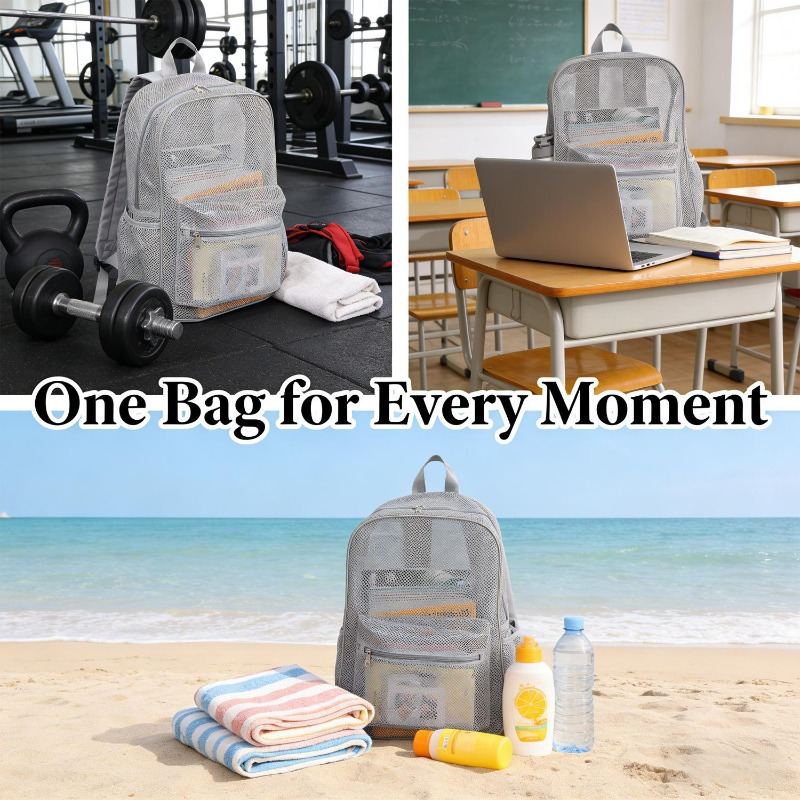 Breathable Mesh Backpack Light - Sports Equipment Bag ulasan dan harga