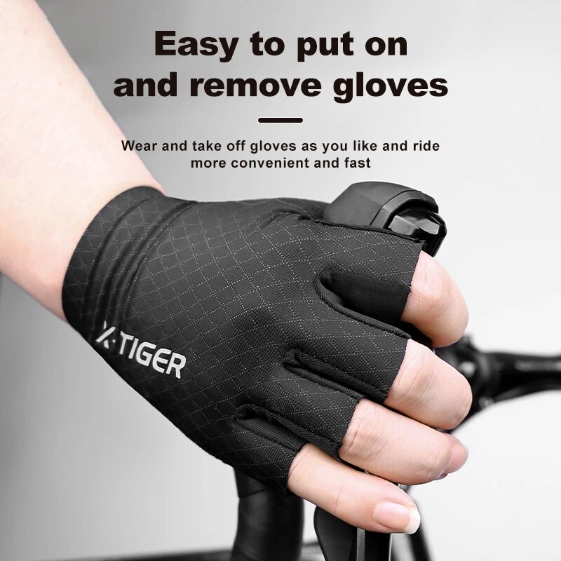 X-TIGER Cycling Gloves Half Fi - Xin Sports Equipment ulasan dan harga