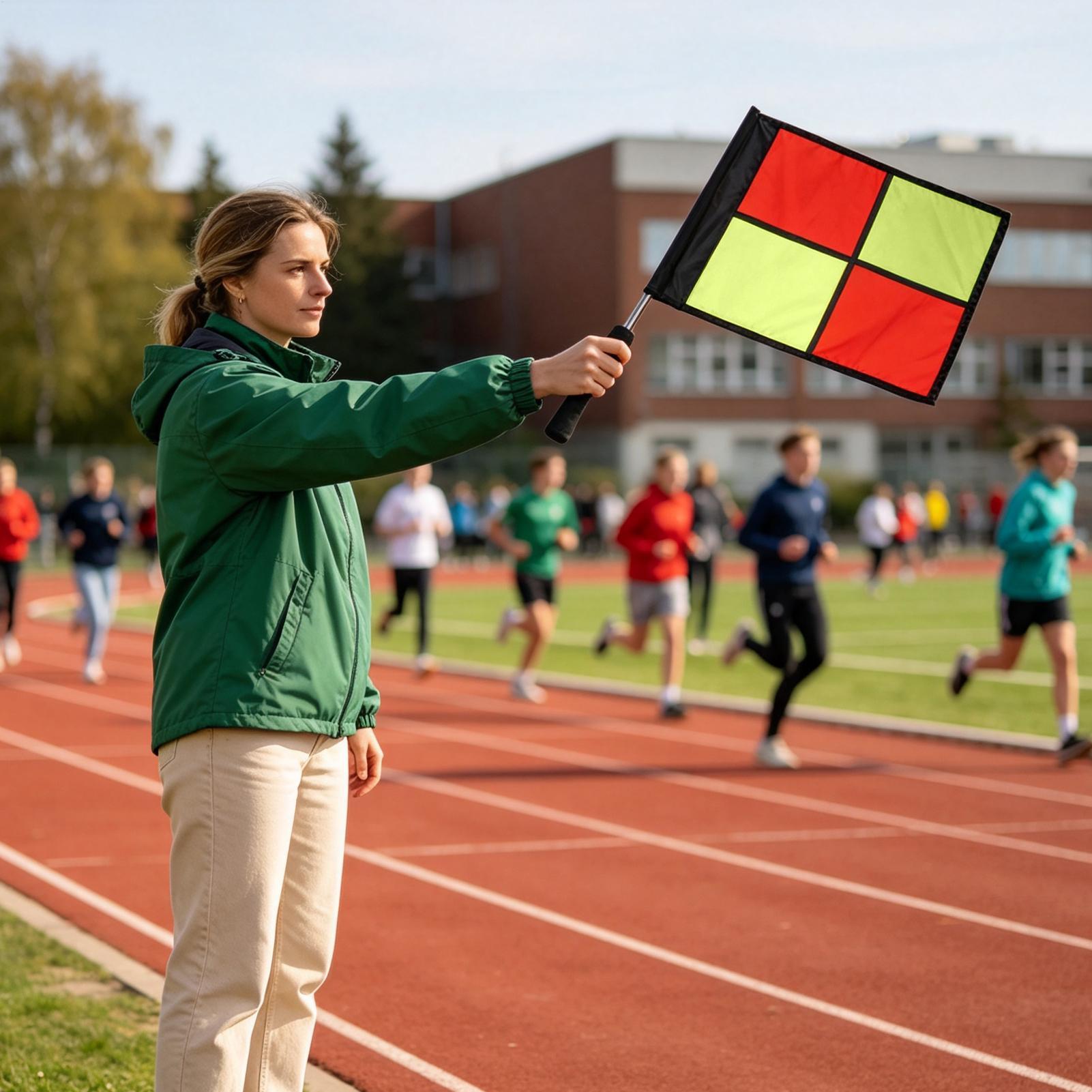 Soccer Referee Flags 2-Piece H - Sports Equipment For Volleyball ulasan dan harga
