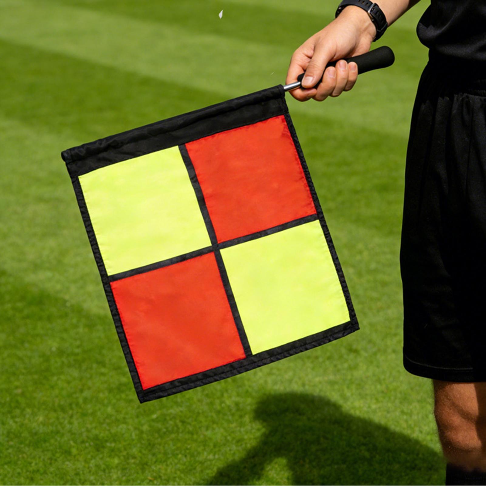Soccer Referee Flags 2-Piece H - Sports Equipment For Volleyball ulasan dan harga