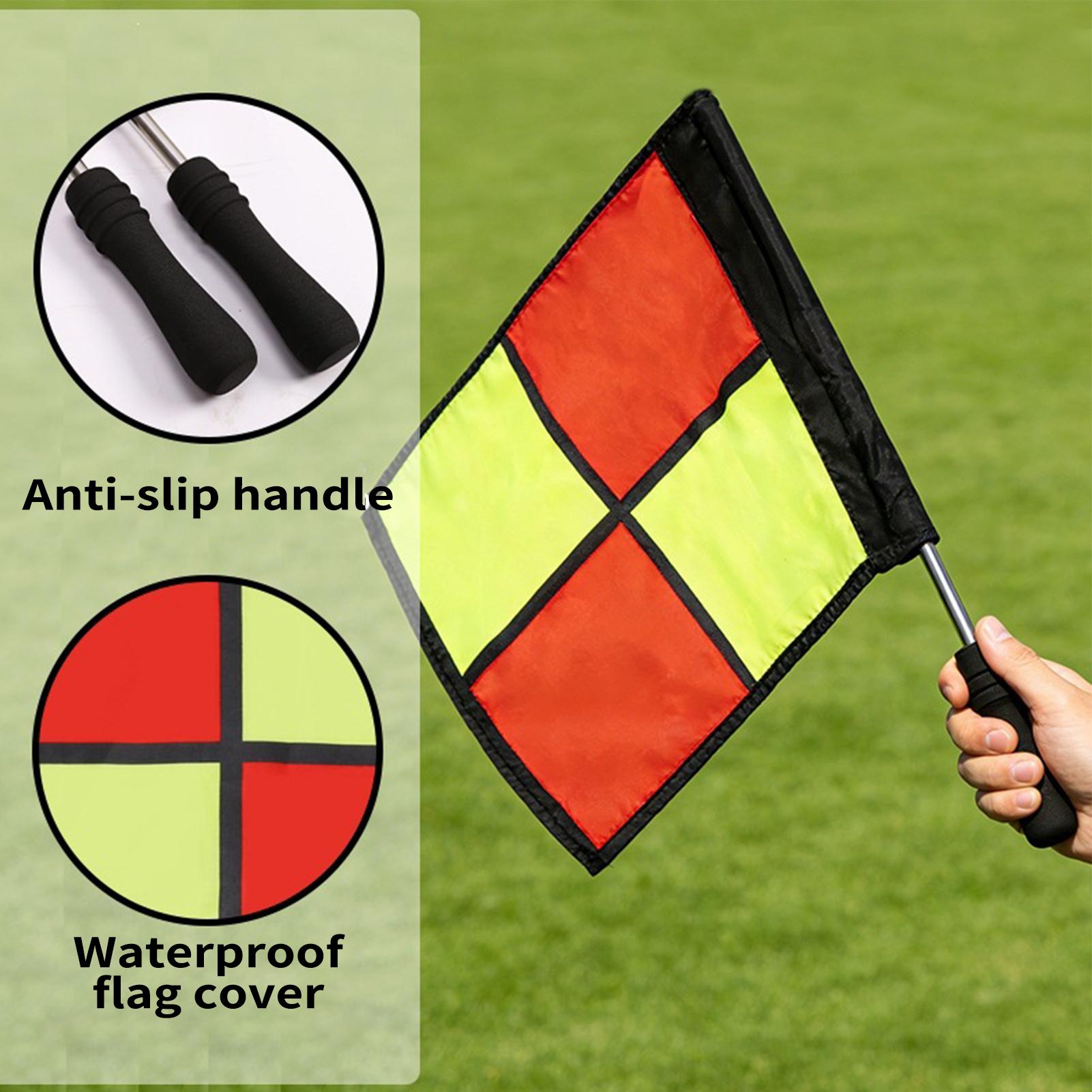 Soccer Referee Flags 2-Piece H - Sports Equipment For Volleyball ulasan dan harga