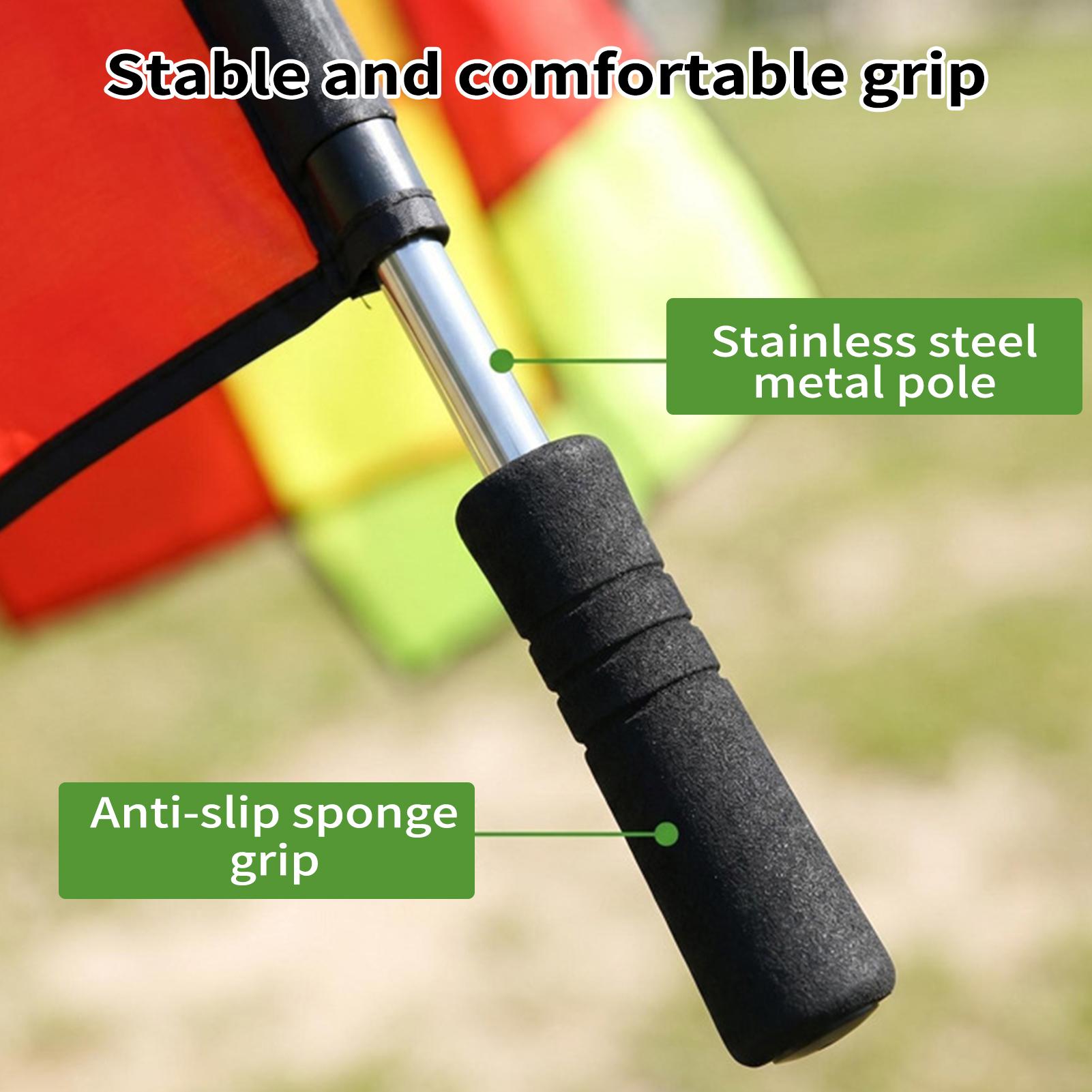 Soccer Referee Flags 2-Piece H - Sports Equipment For Volleyball ulasan dan harga