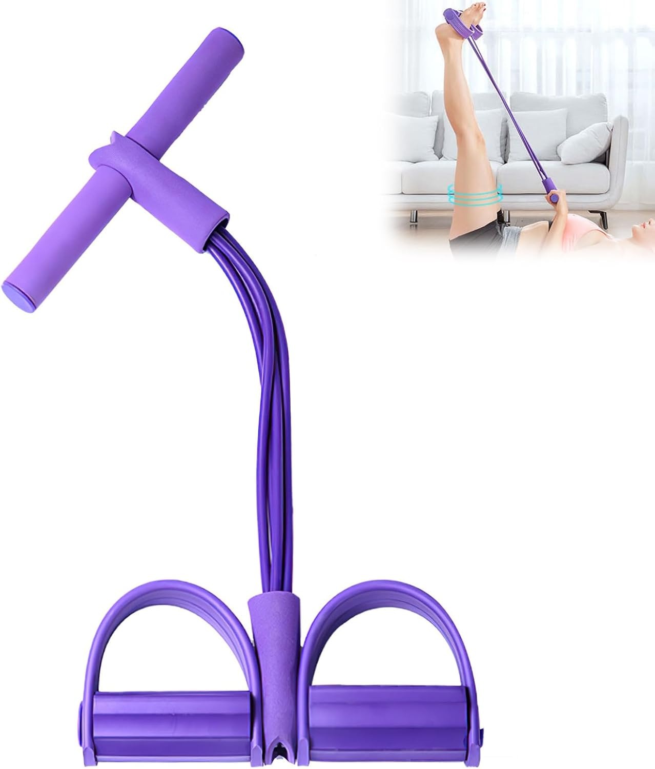 4-Tube Pedal Resistance Band M - Sports Equipment Suppliers ulasan dan harga