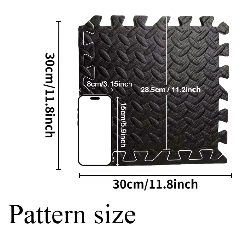 16 Piece Fitness Yoga Mat Soft - Sports Equipment Supplies ulasan dan harga