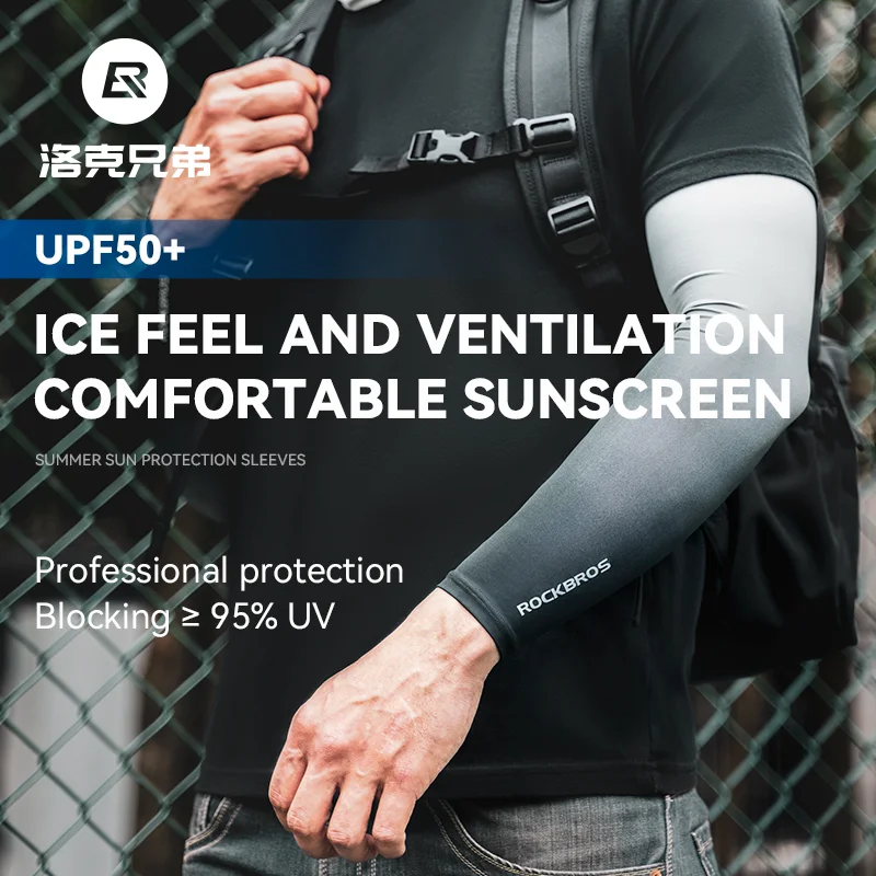 ROCKBROS Arm Sleeves Ice Silk  - Sports Equipment Supplies ulasan dan harga