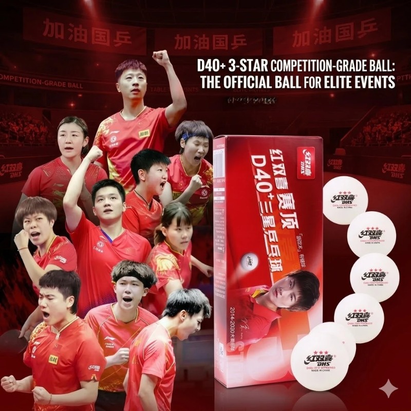 original DHS Seamed Table Tenn - Ping Pong Ball Set ulasan dan harga