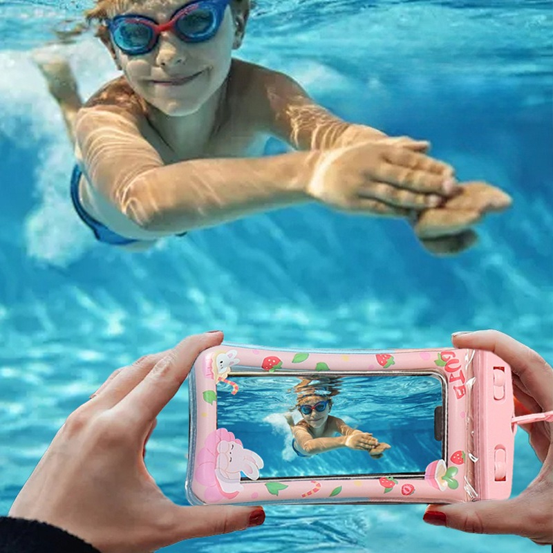 1pc Waterproof Cartoon Phone C - Sports Equipment Bag ulasan dan harga