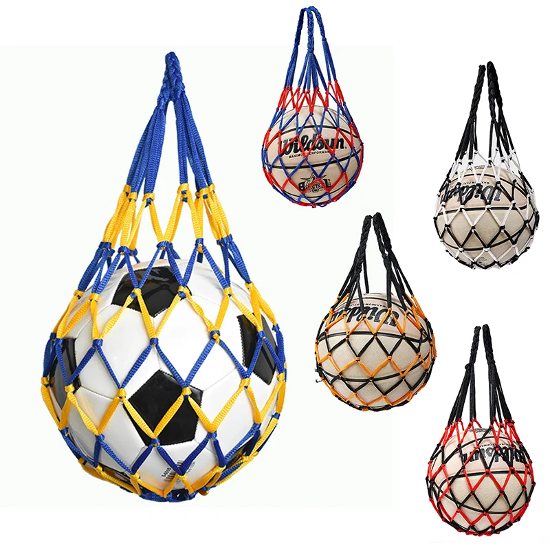 1PC Football Net Bag Nylon Bol - Sports Equipment For Volleyball ulasan dan harga