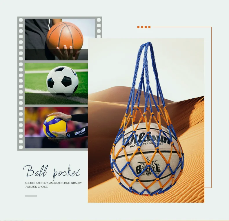 1PC Football Net Bag Nylon Bol - Sports Equipment For Volleyball ulasan dan harga