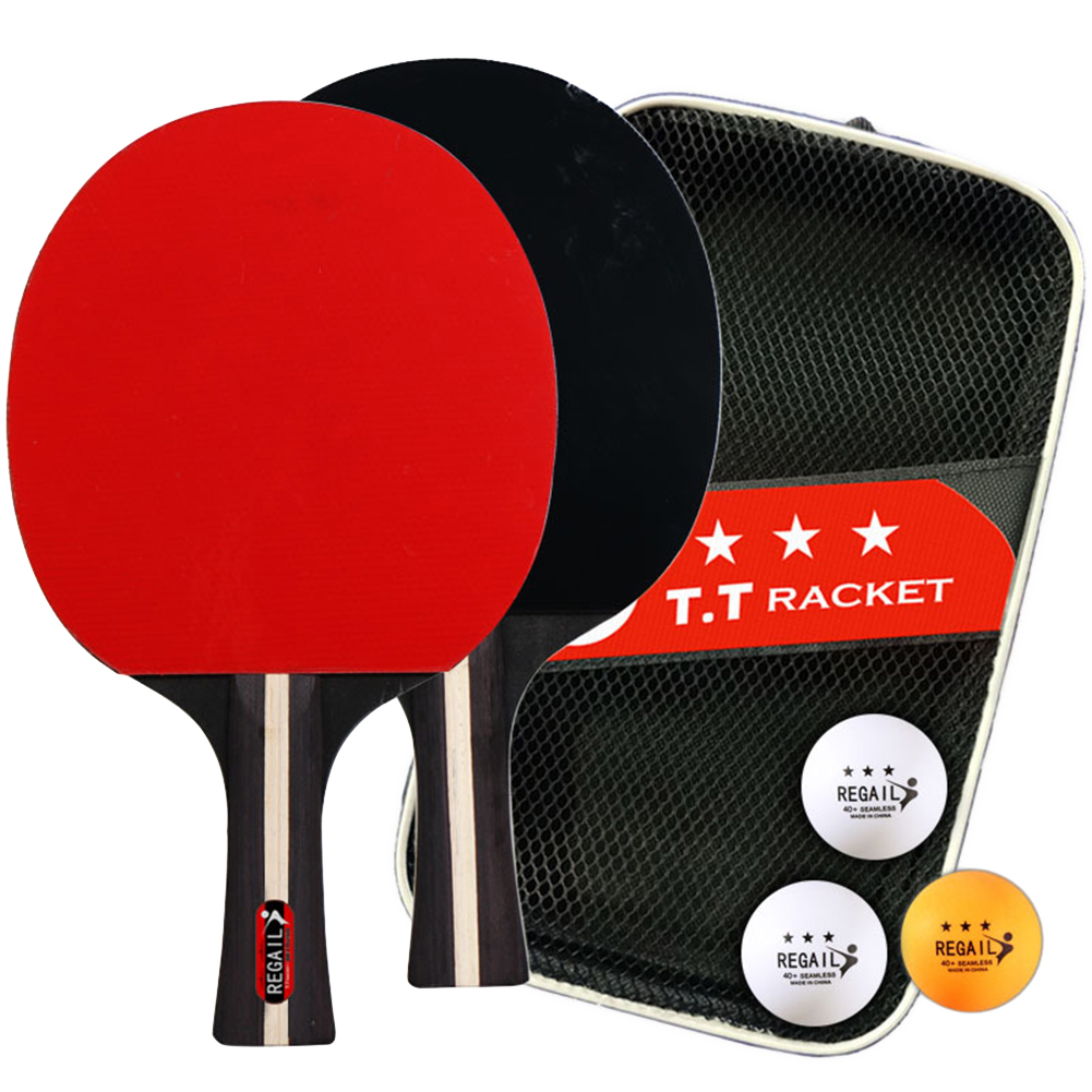 Table Tennis Paddles 2 Rackets - Ping Pong Ball Set ulasan dan harga