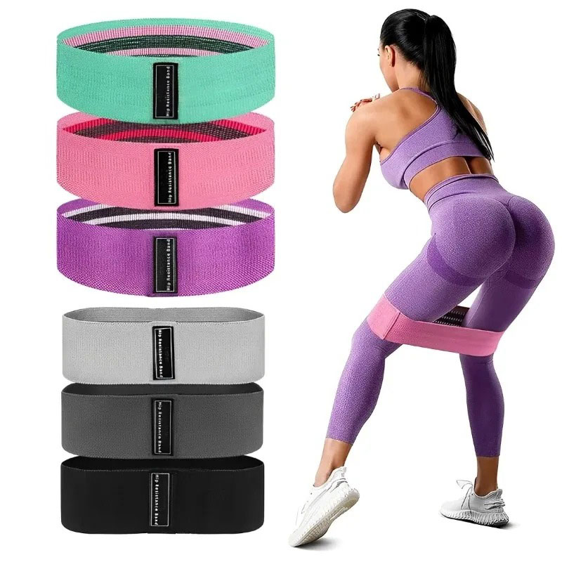 3Pcs Fabric Resistance Hip Boo - Sports Equipment Supplies ulasan dan harga