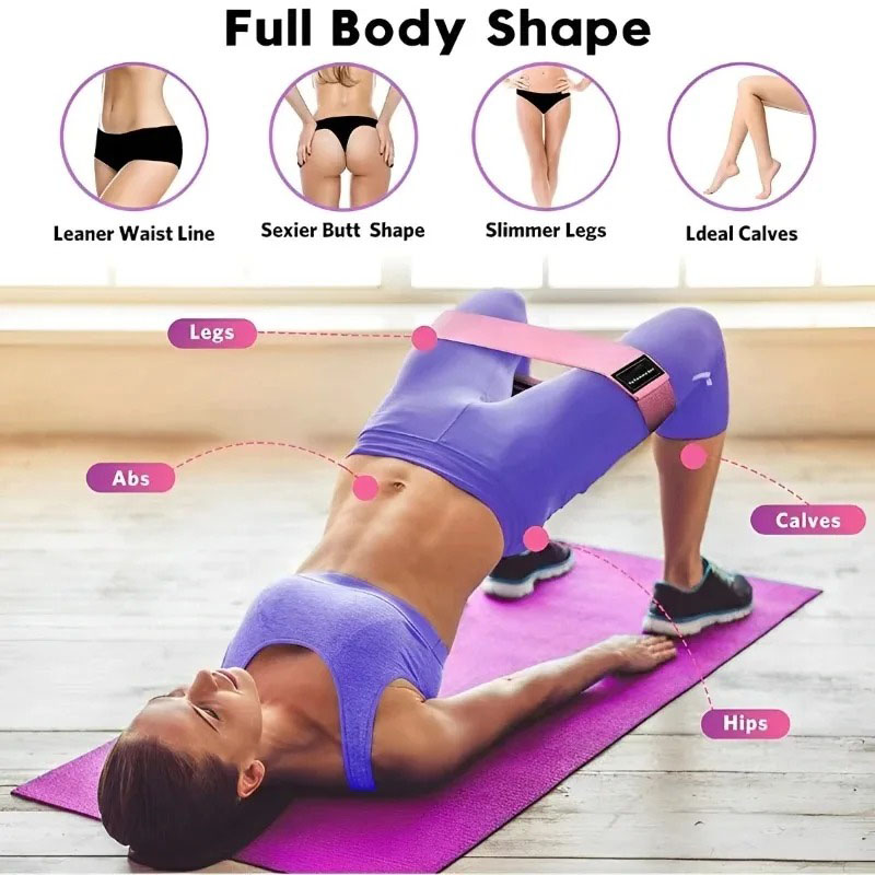 3Pcs Fabric Resistance Hip Boo - Sports Equipment Supplies ulasan dan harga