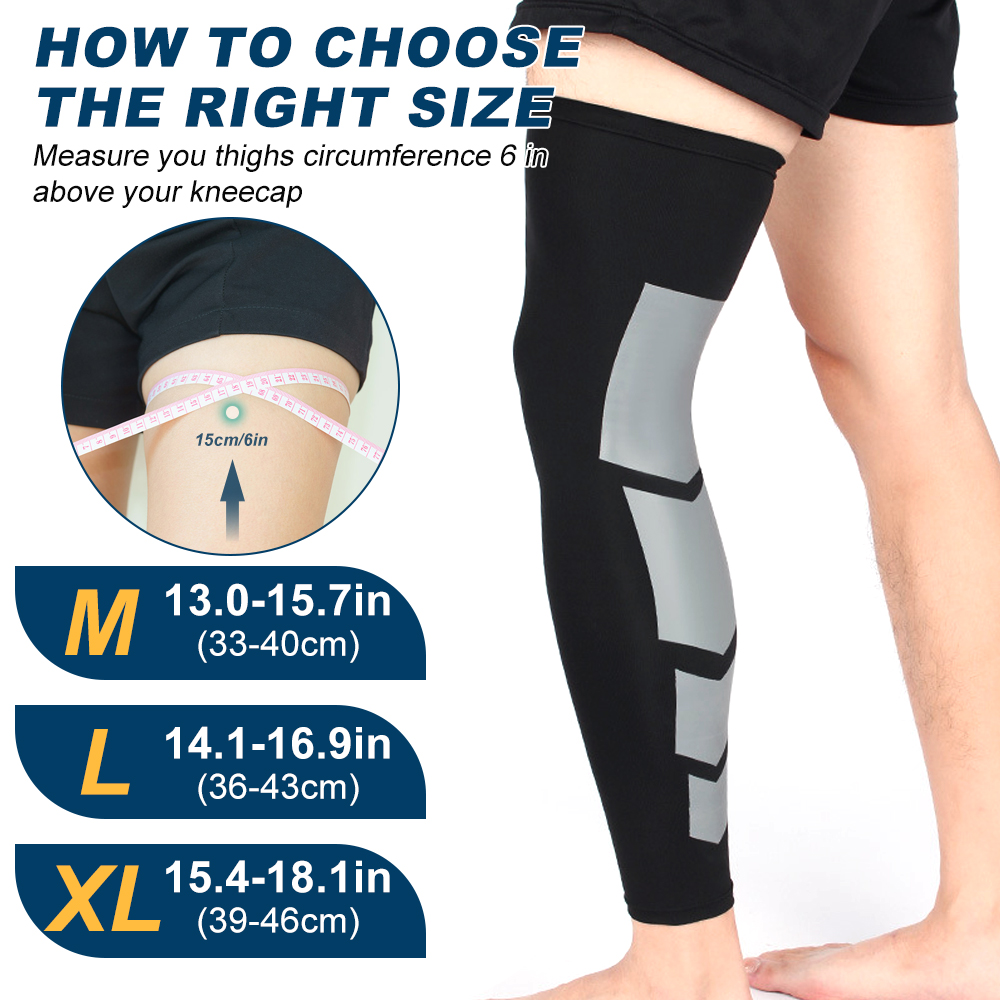 Leg Compression Sleeves, Full  - Volleyball Knee Pad ulasan dan harga