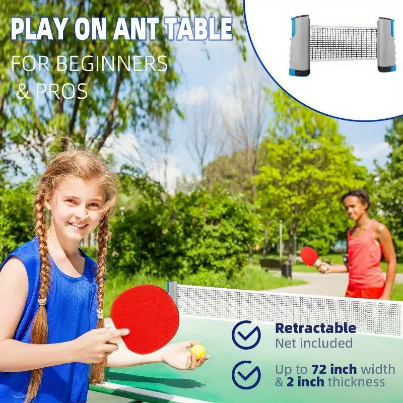 2025 Hot Table Tennis Net Anyw - Ping Pong Ball Set ulasan dan harga