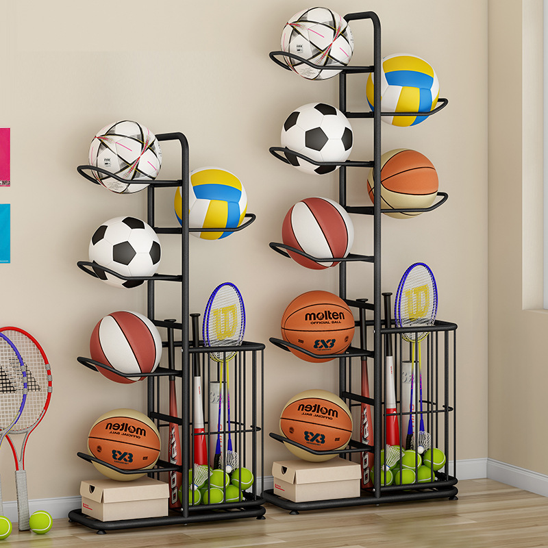 Sports Ball Storage Rack Baske - Sports Equipment For Volleyball ulasan dan harga