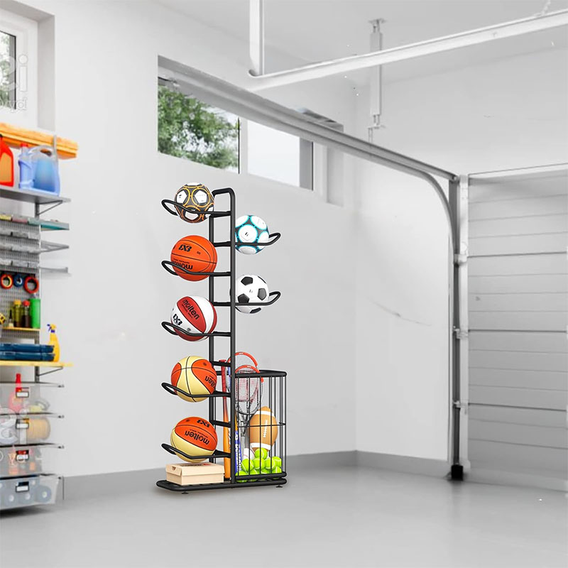 Sports Ball Storage Rack Baske - Sports Equipment For Volleyball ulasan dan harga