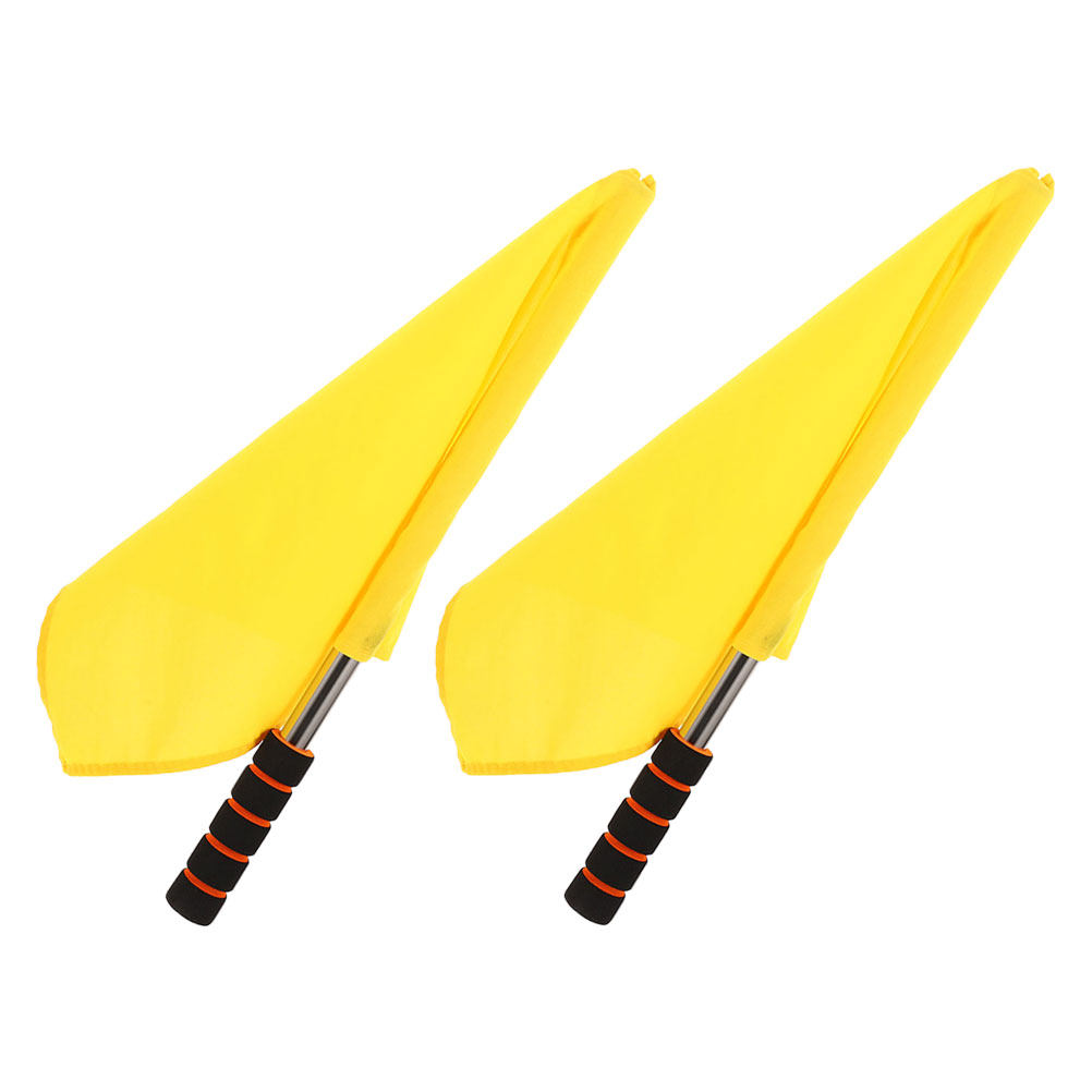2Pcs Traffic Flags Handheld Si - Sports Equipment For Volleyball ulasan dan harga