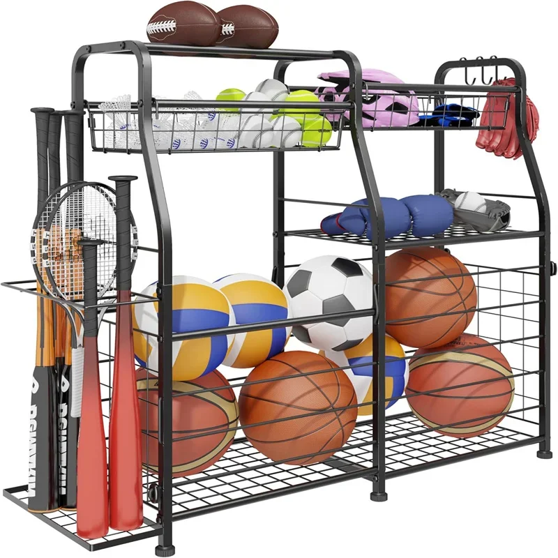 2026 Ball Storage Rack Garage  - Sports Equipment For Volleyball ulasan dan harga