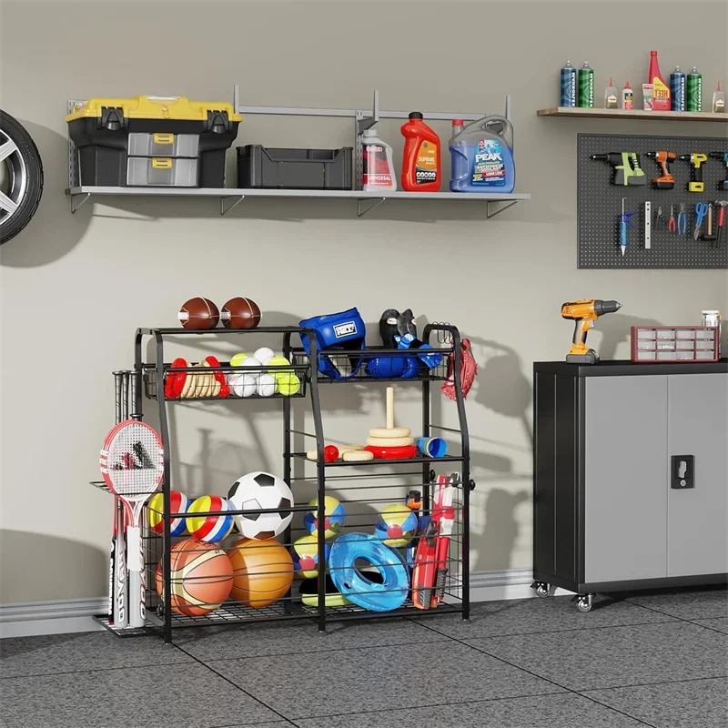 2026 Ball Storage Rack Garage  - Sports Equipment For Volleyball ulasan dan harga